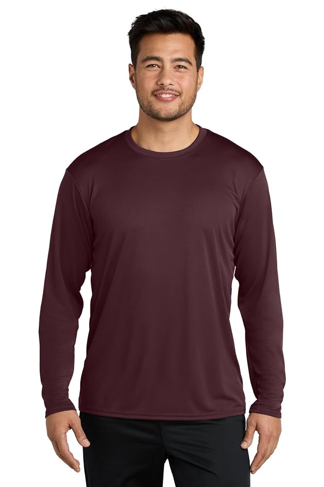 Port & Company Performance Long Sleeve Tee | UPF 50 Athletic