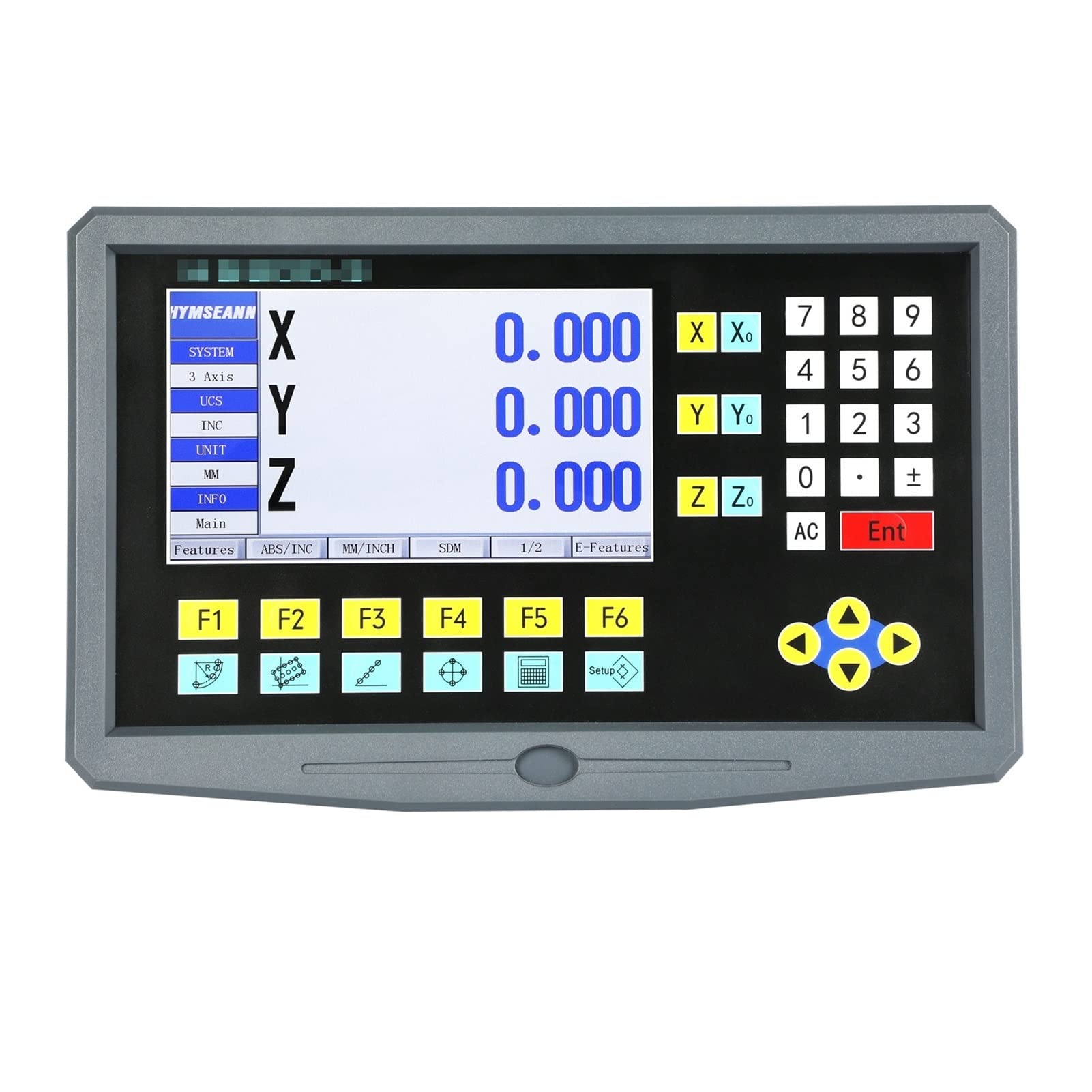 Liniał Siatkowy, Kompletny Zestaw 3-Osiowy, Cyfrowy Wyświetlacz Lcd Z 3-Częściową Skalą Liniową 0-1000 Mm W Szkle, Enkoder Do Frezarki I Tokarki Yh800-3(Yh800-3 I 3 Skale)
