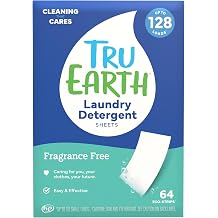 Tru Earth Detergent Sheet Unscented Pack of 64 Sensitive No Fragrances Vegetable