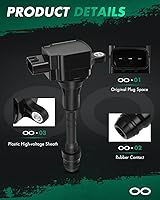 Vista 3 de Paquete de bobinas SCITOO de 8 bobinas de encendido, para Infiniti Q45 4.5L 2002 2003 2004 2005 2006, para Infiniti FX45 4.5L 2003 2004 2005 2006