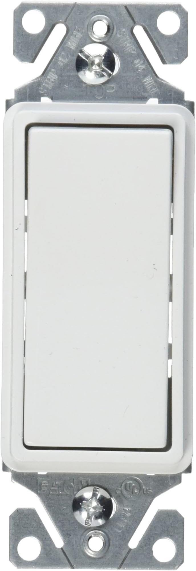 7521W 15-Amp 120V Momentary Contact Switch, White