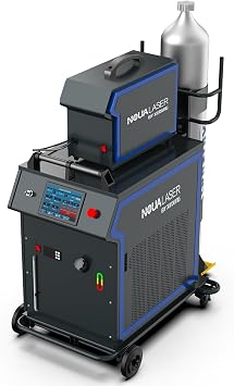 1500W Laser Welder Workstation, 4 in 1 Handheld Fiber Laser Welding Machine with Wire Feeder & Gas Cylinder Bracket, Industrial Water-Cooled Welder Non-Stop Metal Welding, Cutting, Rust/Paint Removal