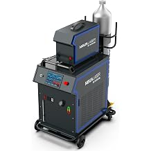 2000W Laser Welder Workstation, 4 in 1 Handheld Fiber Laser Welding Machine with Wire Feeder & Gas Cylinder Bracket, Industrial Water-Cooled Welder Non-Stop Metal Welding, Cutting, Rust/Paint Removal