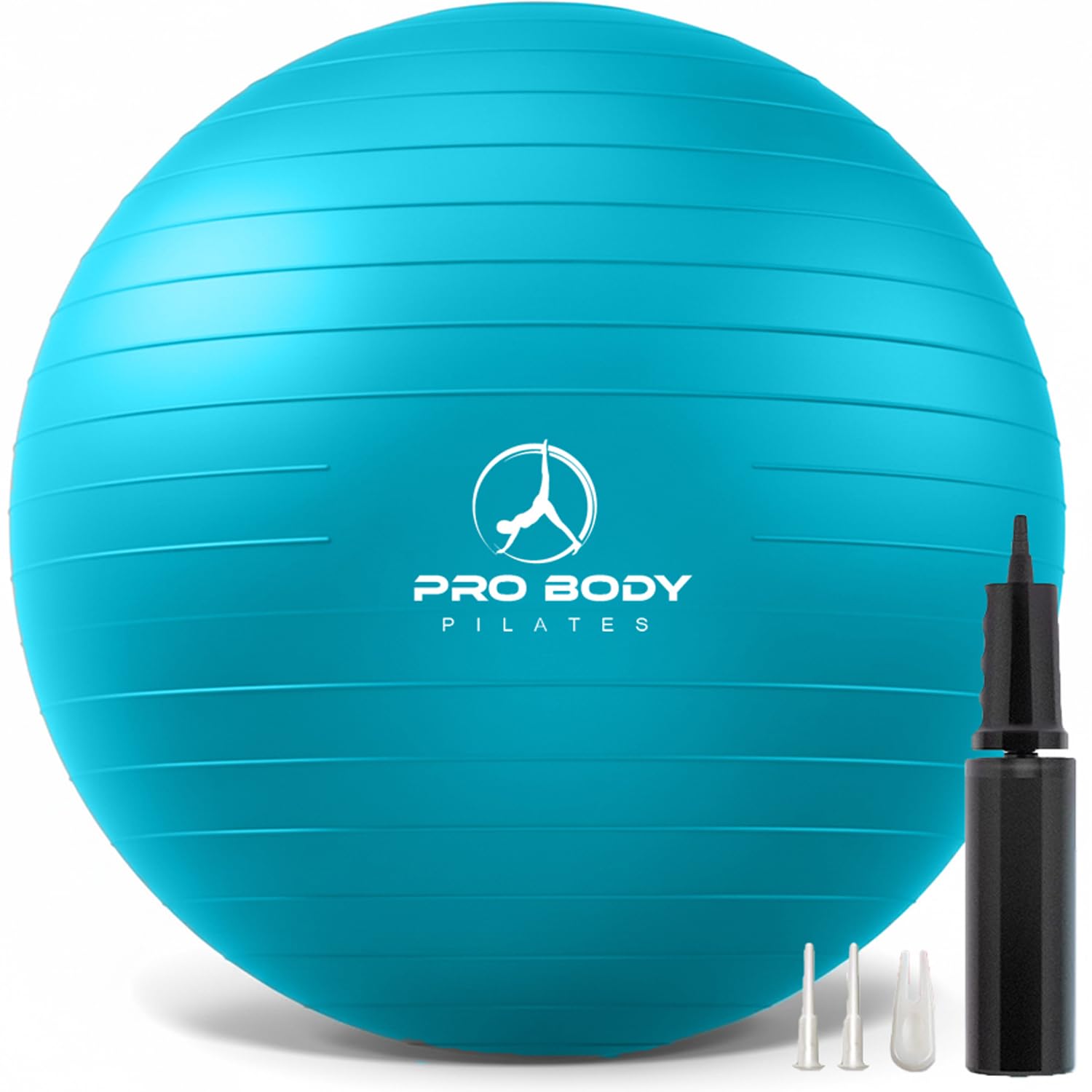 ProBody Pilates Exercise Ball - Professional Grade Anti-Burst Yoga Ball, Balance Ball For Pilates, Yoga, Stability Training And Physical Therapy