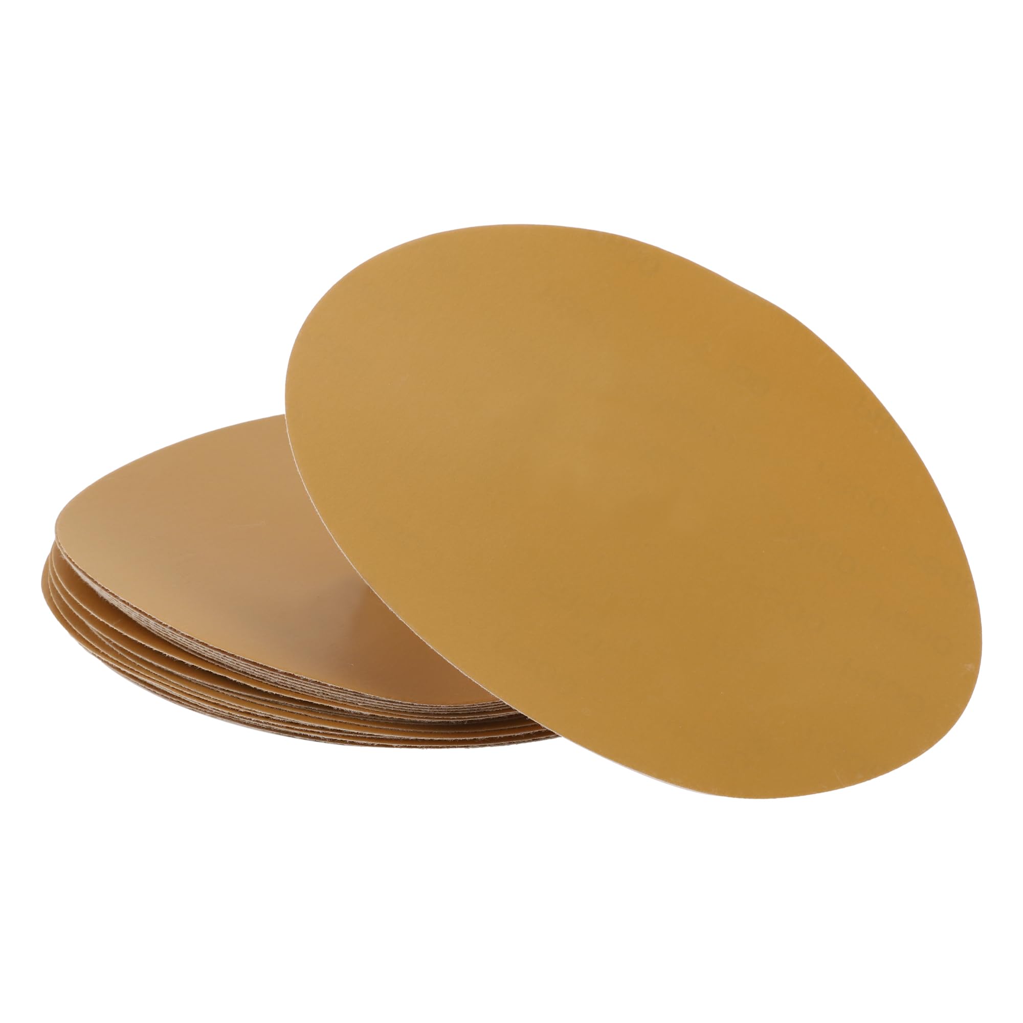 A ABSOPRO Sanding Discs 9 Inch 800 Grit Round Hook and Loop Sandpaper Kraft Paper Yellow 25 Pcs, 225mm/9"
