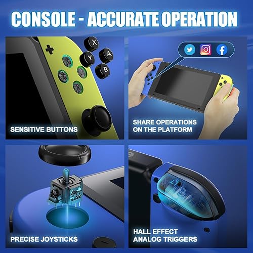 Miniatura 4 de Switch Controllers for Switch Console,Wireless Controller Replacement for Switch Controller Support Motion ControlDual VibrationBY