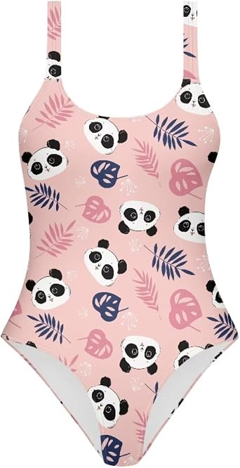 Teen Girl One Piece Swimsuits Athletic Crewneck Casual Bathing Suits Summer Soft Fast Dry Beach Swim Age 7-18 Years