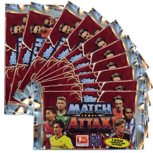 Preisvergleich Produktbild Topps - Match Attax Saison 2013-2014 deutsche Booster Packungen 10 STÜCK