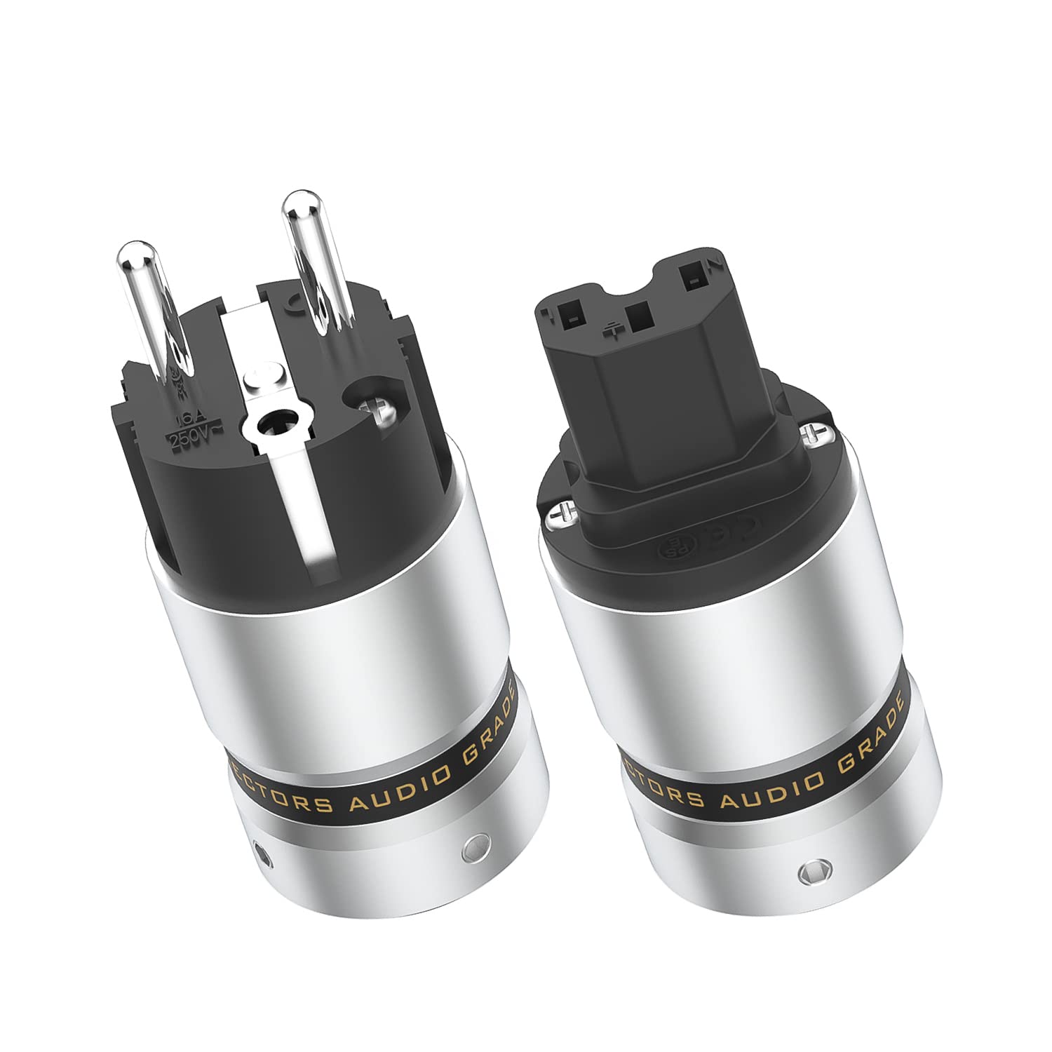 Spina Rete Hifi Spina Di Alimentazione IEC C13 Femmina In Rame Rodinato, Connettore Per Cavi Di Rete, 1:1, Unbranded Connettore Alimentazione Per Cavi Hifi