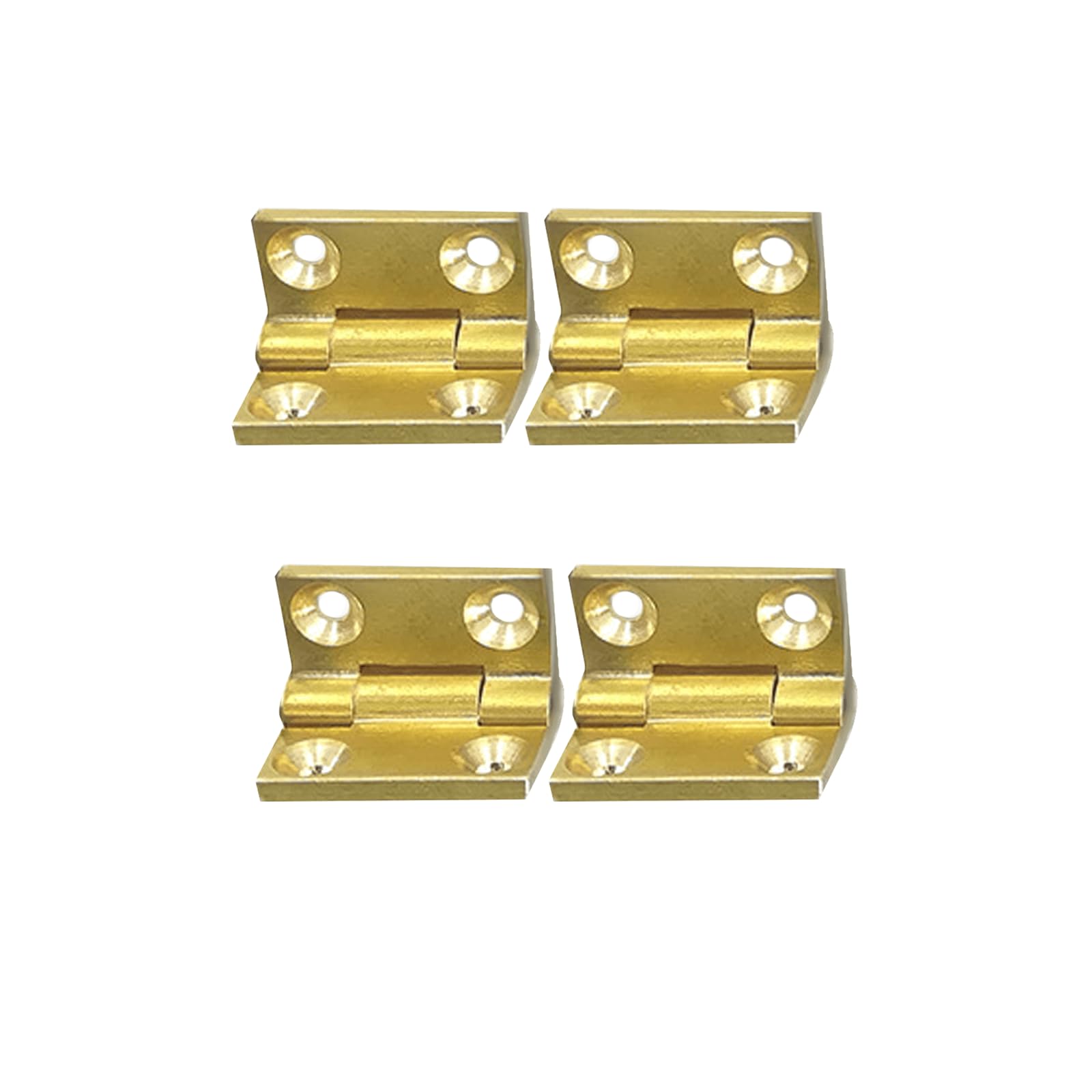 Mini Brass Hinges - Jewelry Box & Craft Supplies -1