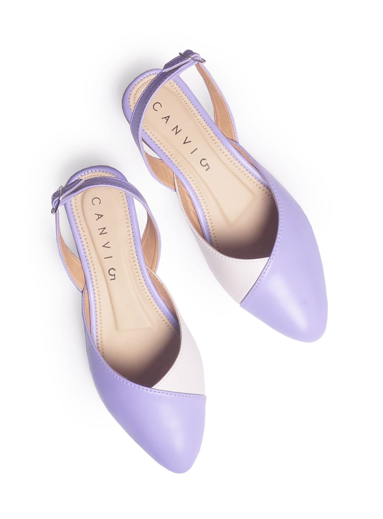 CANVI Stylish | Fancy | Comfortable Women's Ethnic Flats Sandals for Women and Girl, Synthetic Leather Sandals Casual Summer Beach Shoes Sandal