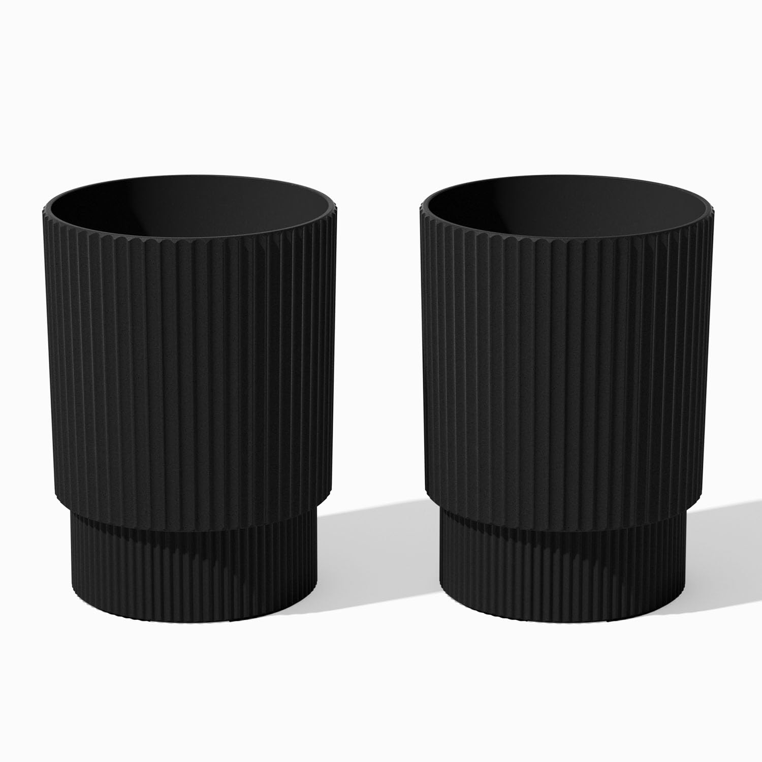 Veradek Demi Series Elevated Planter - Large Round Outdoor Planter