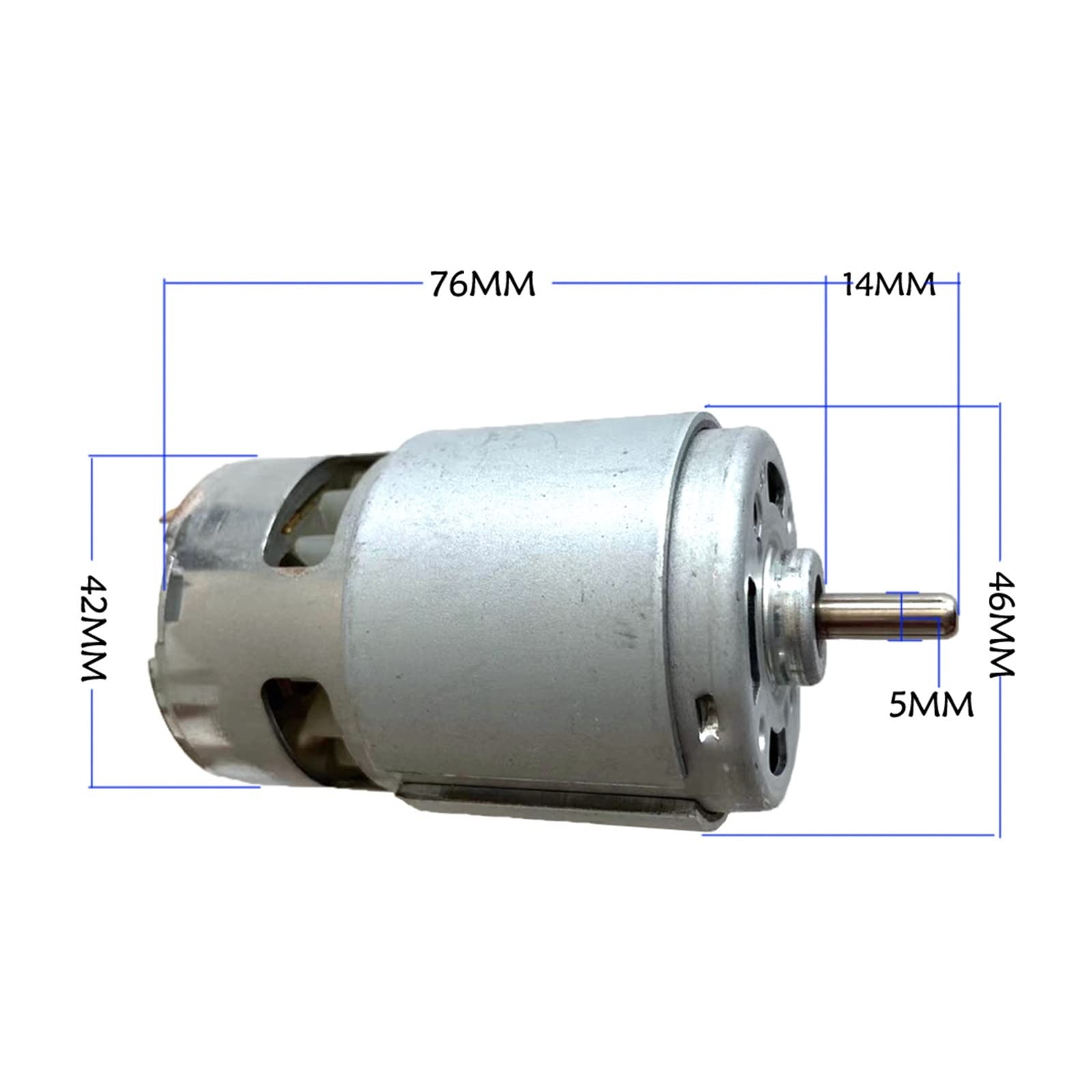 Kit motore mandrino CNC, 24VDC 24000 RPM Motore mandrino ad alta velocità Spazzola di coppia grande 775 Motori 180W Motore tosaerba con cuscinetti a sfera for 3018 per fresatrice CNC(ER11 Spindle)