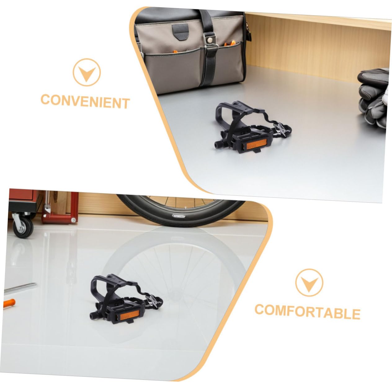 SUPVOX 2pares Correas para Pedales De Bicicleta Punteras Correas Reutilizables Cierre De Gancho y Bucle para Ciclismo Al Aire y Entrenamiento Gimnasio
