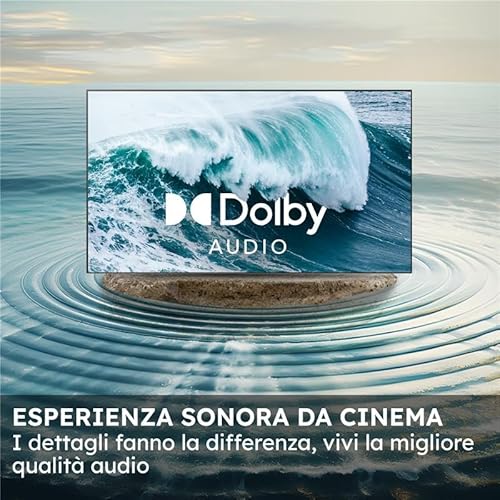 Haier QLED 4K UHD H50S80FUX 50'' Smart TV, Google TV, Dolby Audio, HDR 10, Telecomando Smart, Google Assistant, Bluetooth 5.1, Gaming Accelerator, USB 2.0, DBX TV, HDMI 2.1 x 4 [2025] - Immagine 3