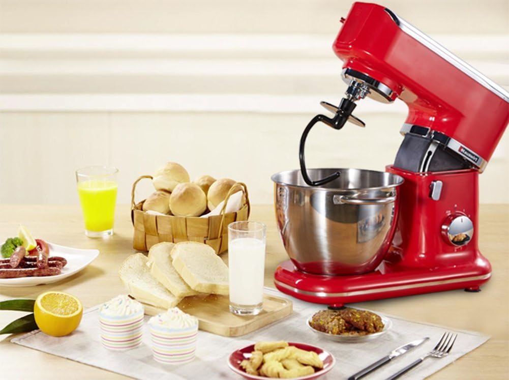 TOPCHANCES Stand Mixer,1000W 8-Speed Kitchen Electric Mixer 4.5L Qt Tilt-Head Food Mixers,Stainless Steel Bowl with Pouring Shield Includes Beater, Dough Hook, Whisk for Mother's Day, Xmas, Wedding