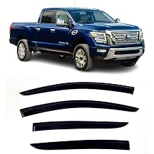 Vent Deflectors for Nissan Titan Crew Cab 2017-2023