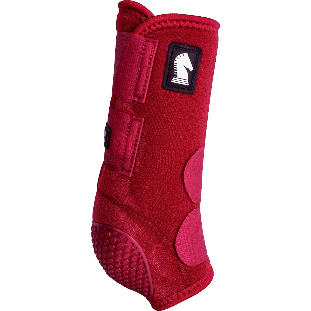 Classic Equine Flexion by Legacy2 Support Boots, Front (Crimson, Small)