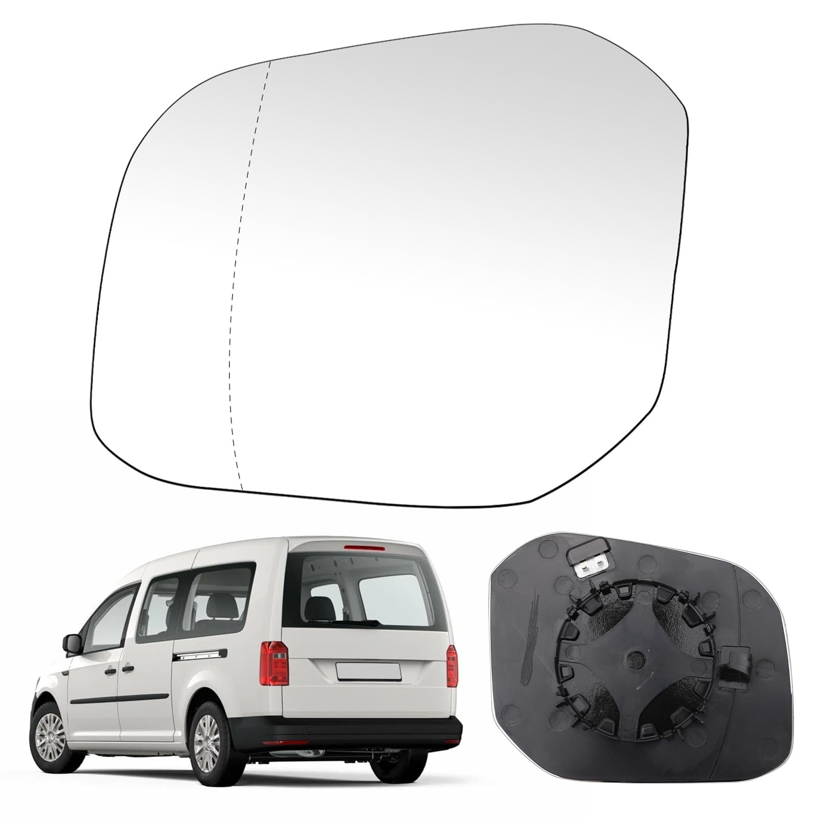 Rétroviseur Extérieur Gauche électrique Pour VW Caddy (2004+) - Neuf D'origine