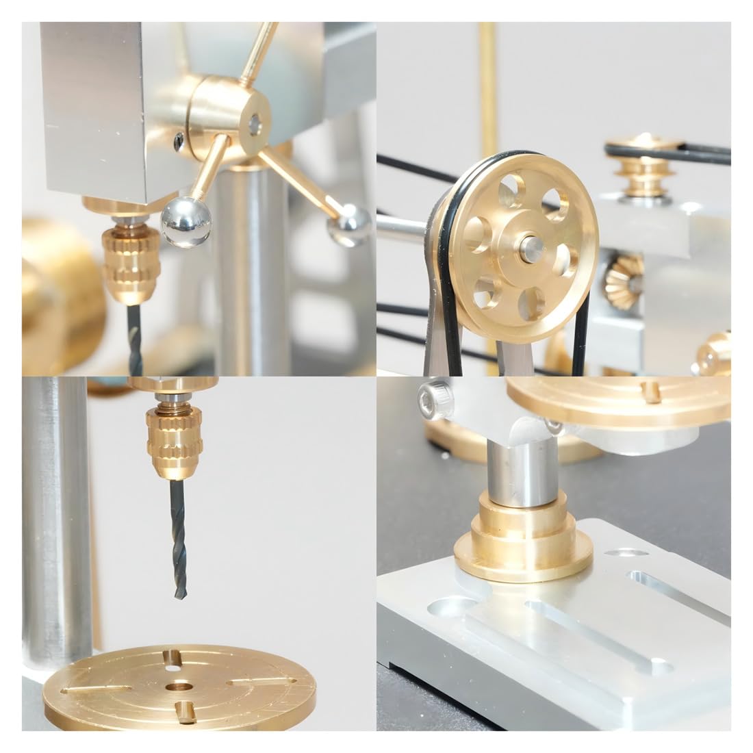 ExploTex RETROL GF-01 48+teiliger DIY-Miniatur-Werkstattmodellbausatz, Funktionierendes Mechanisches Getriebesystem, Steampunk-Werkstattmodell Für SE-01/02/03 Und Andere Dampfmaschinenmodelle