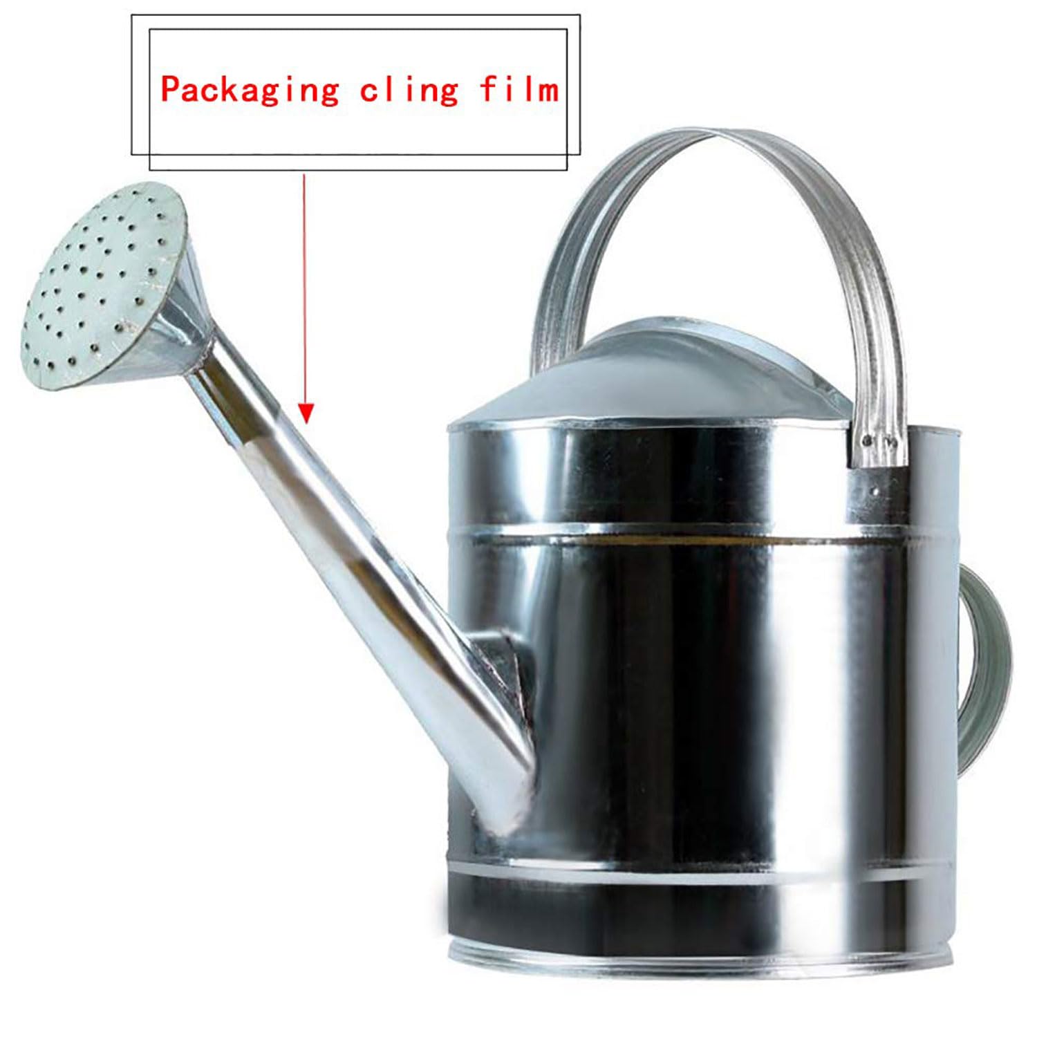 Regadera Metálica - Galvanizada de Calidad 5L/7L/10L/12L/15L/18L Gran Capacidad, Resistente Anti Óxido, Regadera Desmontable, para Grandes Jardines Pequeños Flores y Plantas,10L