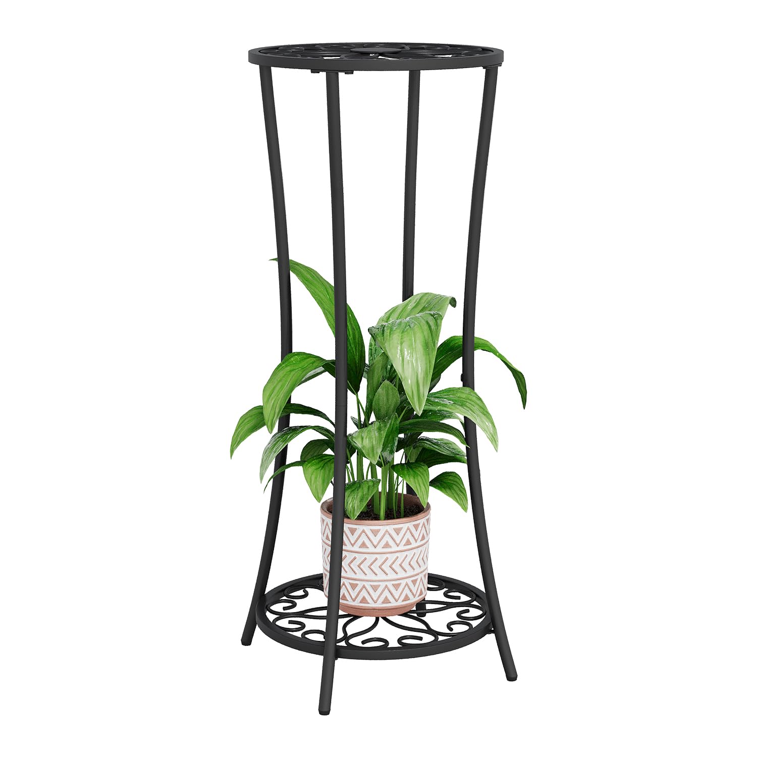 YINMIT 2-Tier Metal Potted Holder