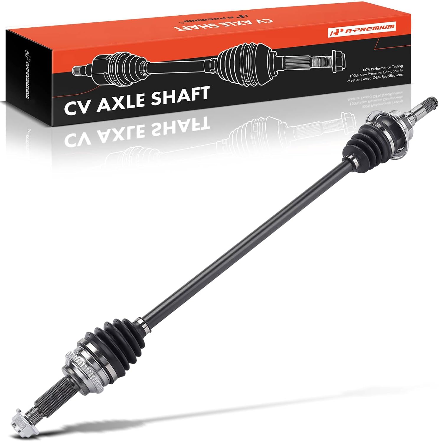 A-Premium CV Axle Shaft Assembly - Compatible with Mazda CX-9 CX9 2016-2021, L4 2.5L - Rear Right Passenger Side, Replace# RTA42550XA