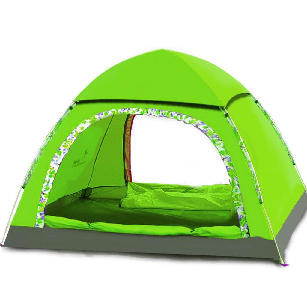 Tente camping 3-4 personnes automatique imperméable anti-UV