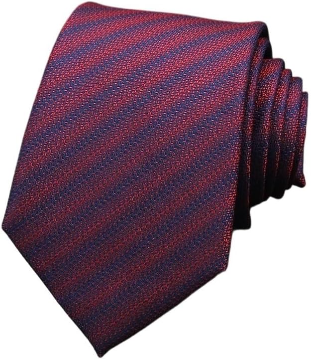 Men Business Formal Hand-tied Tie Striped 3.1in