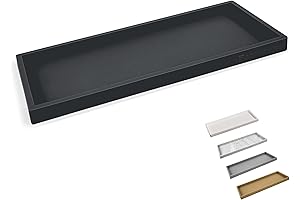 Silicone Countertop Vanity Tray for Kitchen Bathroom Toilet