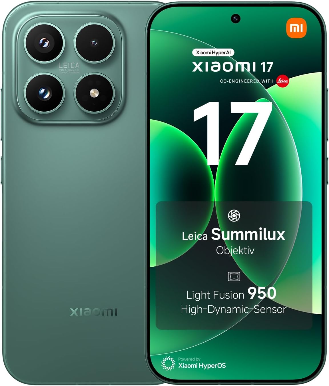 XIAOMI 17 Smartphone Venture Green HyperAI Android Phone