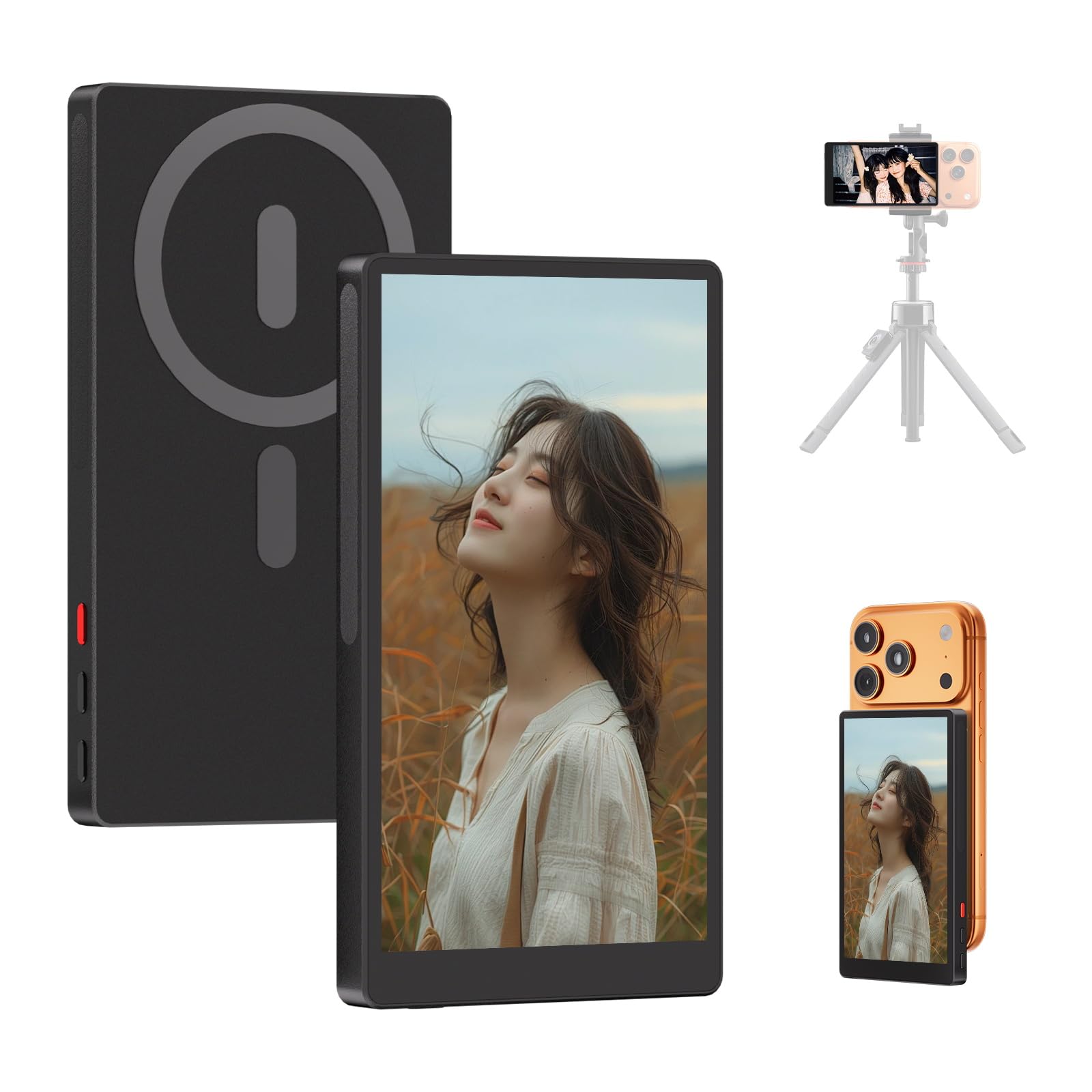Amazon.co.jp: XBONFIRE iphone17対応 自撮りモニター 5インチ 1080P