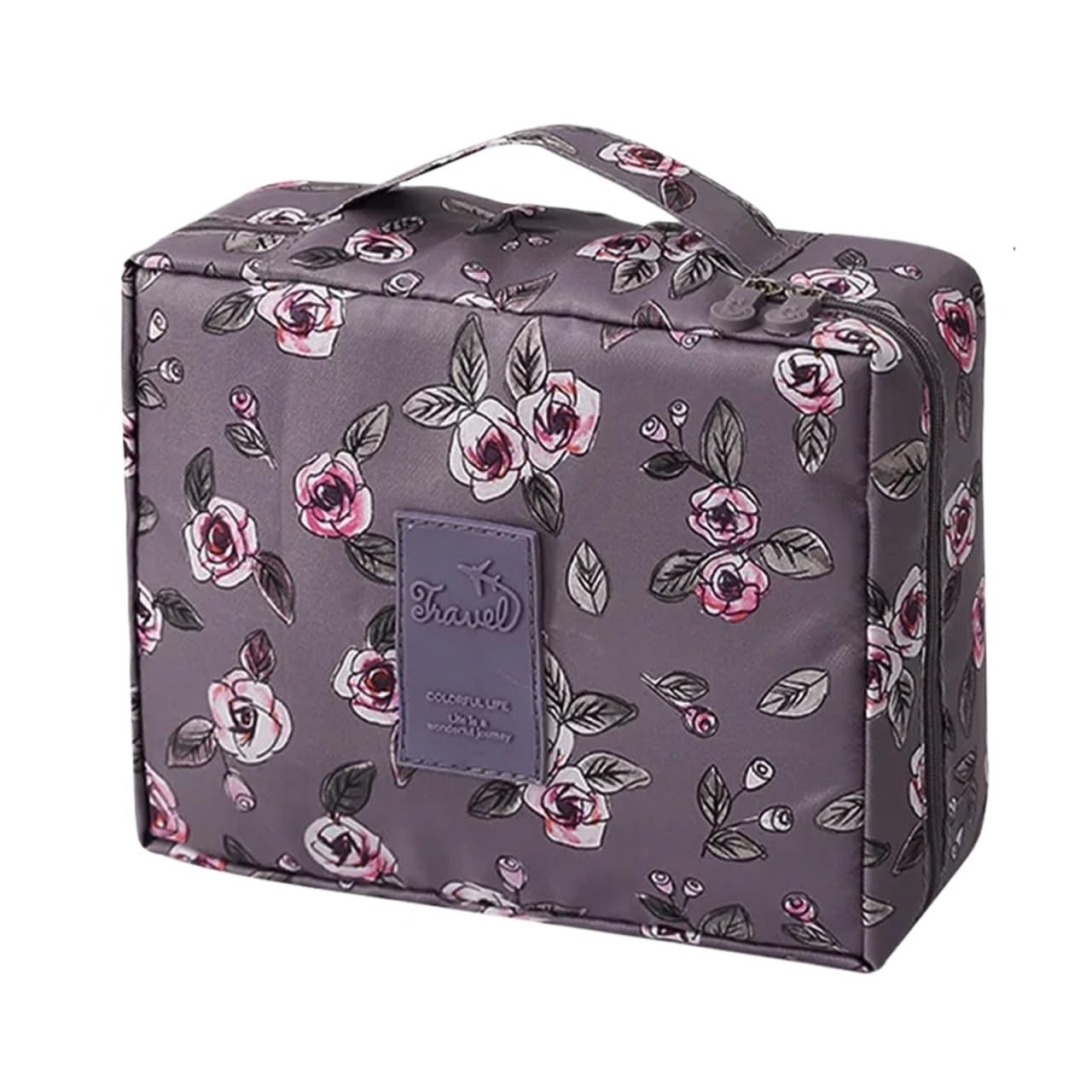 DVMSIEF Makeup Bag Travel Skincare Bag Toiletry Organizer