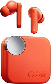 CMF BY NOTHING CMF Buds Wireless Bluetooth Earbuds, 42dB Noise Cancelling Earbuds, Dirac HD Audio, 35.5H Playtime, BT5.3, IP54 Waterproof, 4HD Mics Wireless Headphones for iPhone & Android (Orange)