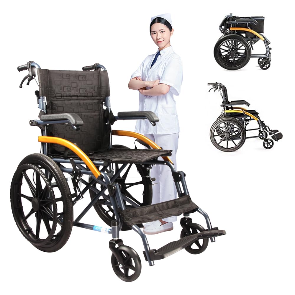 Amazon | 【非課税】自走用車椅子 介助車椅子 自走介助兼用車いす