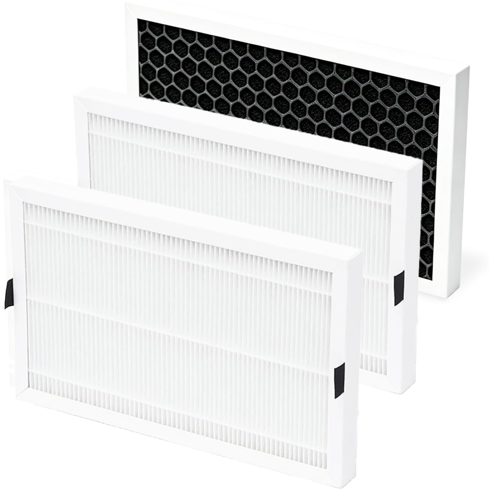 Dry 2000 - Filtro di ricambio per deumidificatore Bosch Dry Series 2000/1000/4000 con funzione di purificazione dell'aria | 3 pezzi 2 in 1 HEPA + filtro a carbone attivo | Durata 3-6 mesi | Bianco