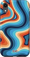 Vista 1 de iPhone XR Retro Groovy Liquid Swirl Wave - Carcasa para iPhone XR