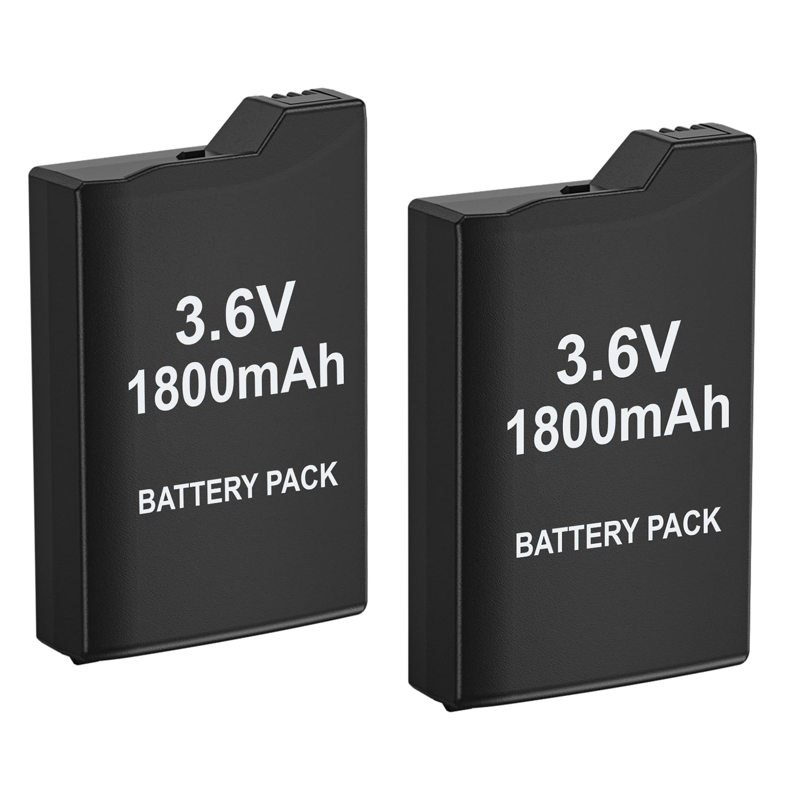 DGBOSEN 2PCS Battery for PSP, 3.6v 1800mAh Rechargeable Replacement Batteries Replacement for Sony PSP 1000 1001, PSP-110 (1002, 1003, 1004, 1005, 1006, 1007, 1008, 1010), PSP Fat Console