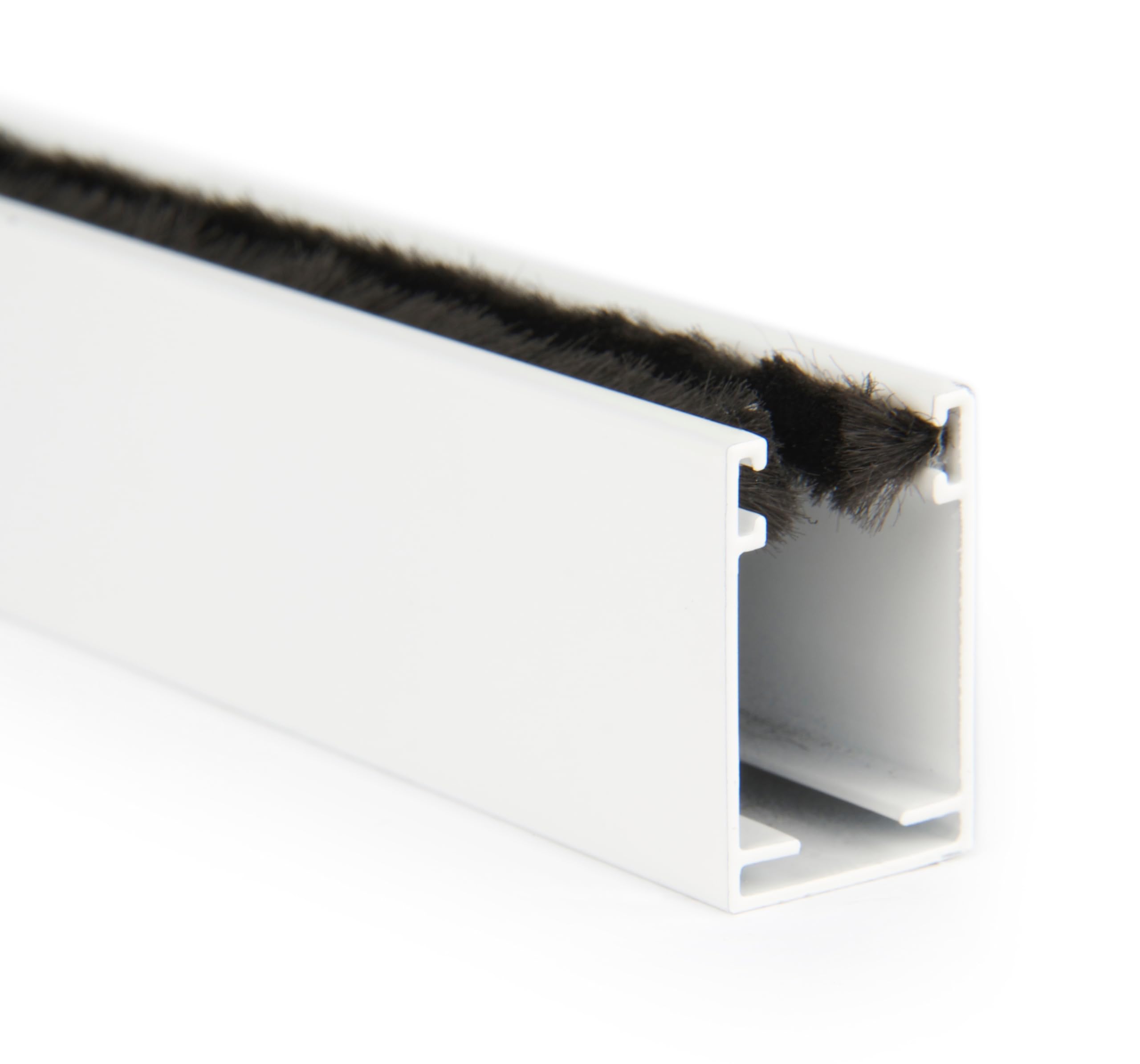 Avosdim Insektenschutz-Rollo für Fenster, Aluminium, Luxus, Höhe 220 x Breite 150 cm, zuschneidbar, Weiß strukturiert 9010, Schutz gegen Insekten