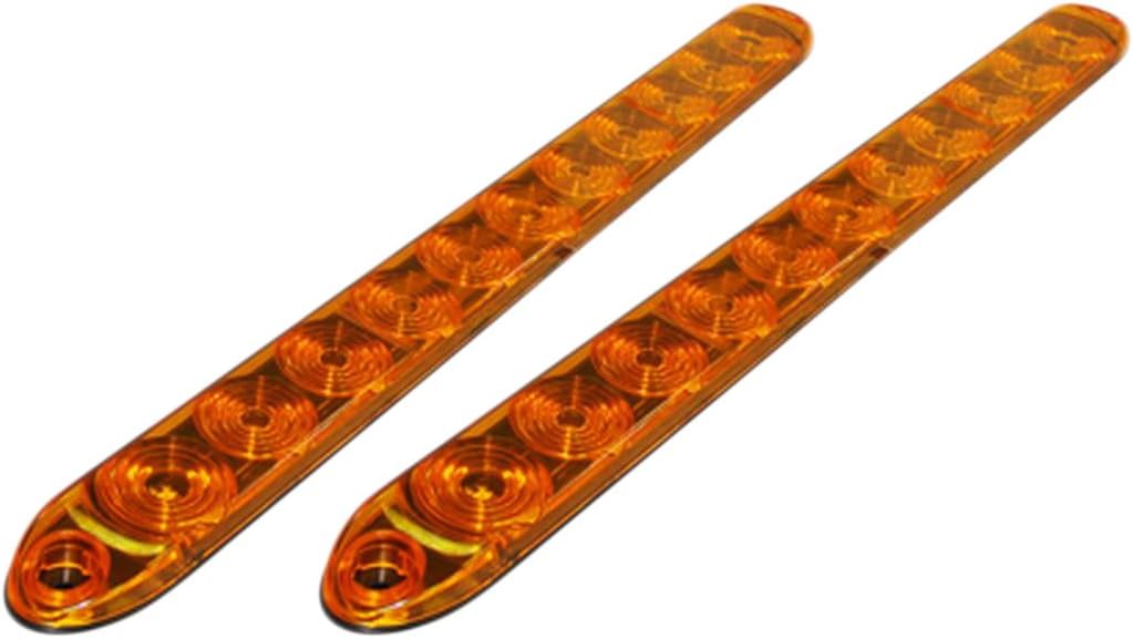 Tecniq T10-AA00-2 High-output White LED Auxiliary Lamp 15 inches, Pack of 2