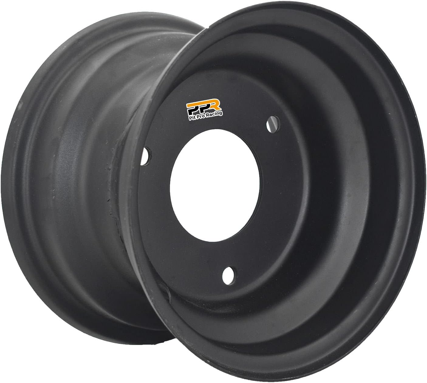 6" Wheel Rim with 3 Holes Fits for Most of 110-125cc Go-Kart, ATV, Lawn Mower 145/70-6 (Black) 6'' wheel rim