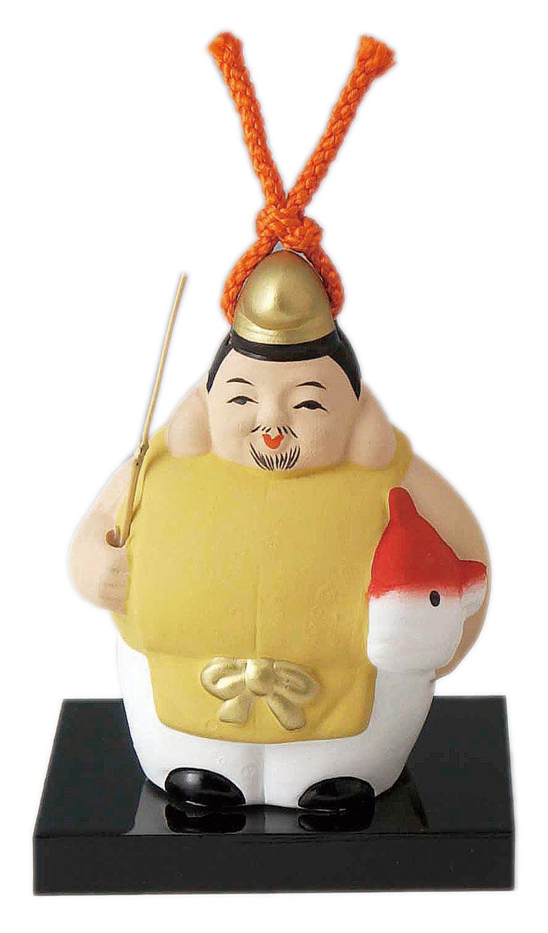 Amazon.co.jp: 七福神土鈴 恵比寿 S211
