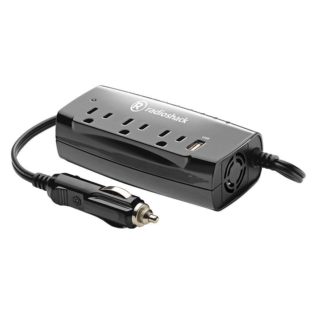 Radio Shack RadioShack 150W 3Outlet Power Inverter with USB Amazon
