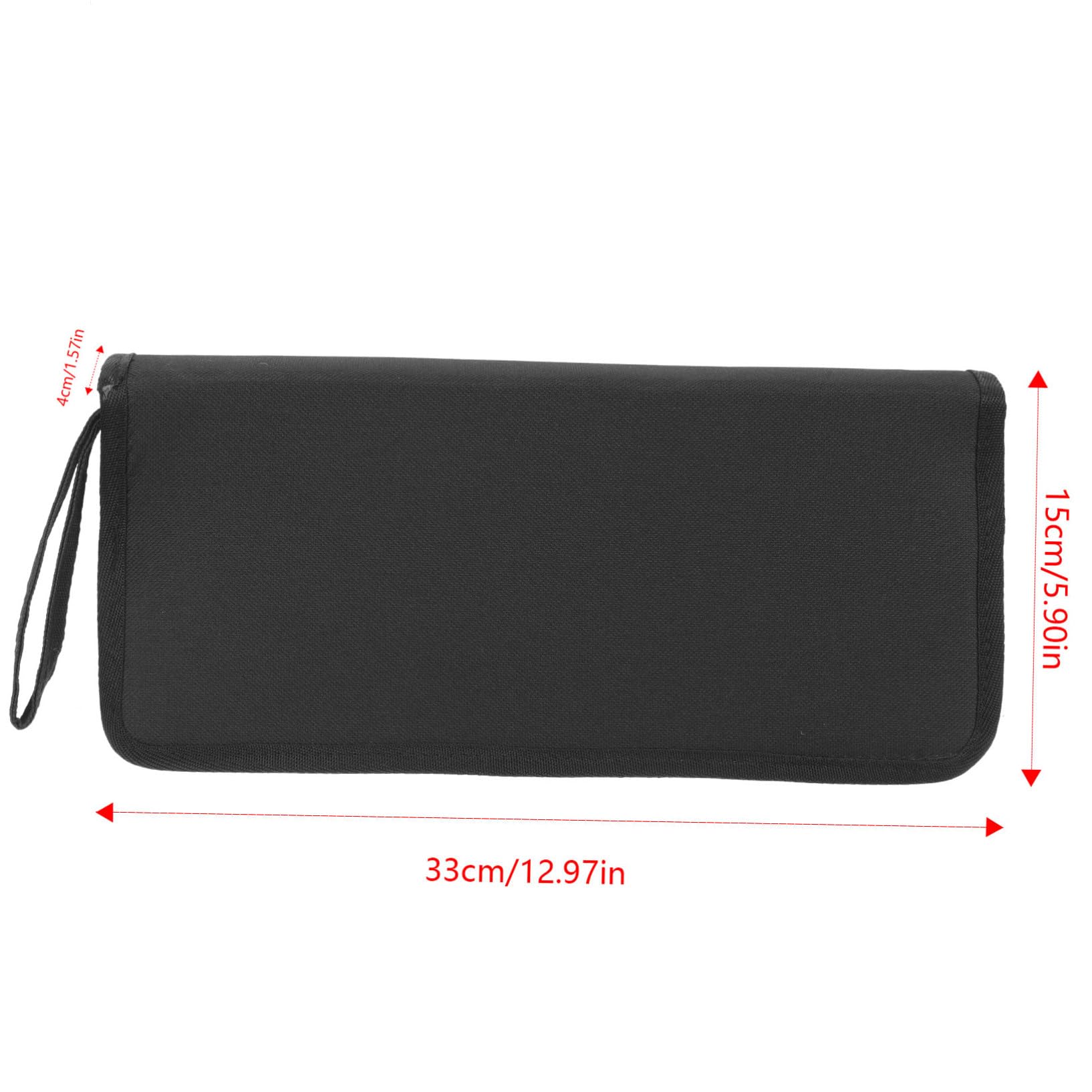 FRCOLOR Praktische Klavier stimmschlüssel Tasche Langlebiger Tuning Tools Organizer Leichter Reise aufbewahrungsbeutel für Klavierzubehör Robustes Material Reißfest mit Reißverschluss