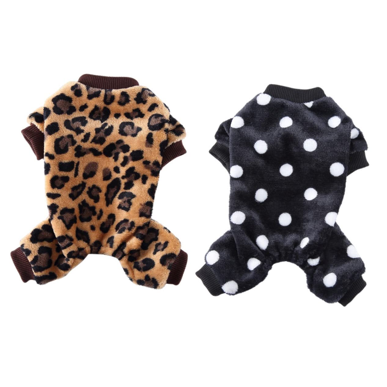 Pyjamas pour chiens en polyester doux vêtement nuit confortable animaux