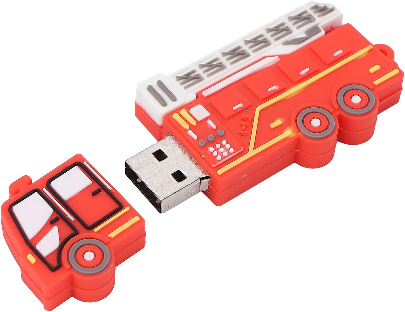Acouto Cute USB Flash Drive Novelty Cartoon Fire Truck