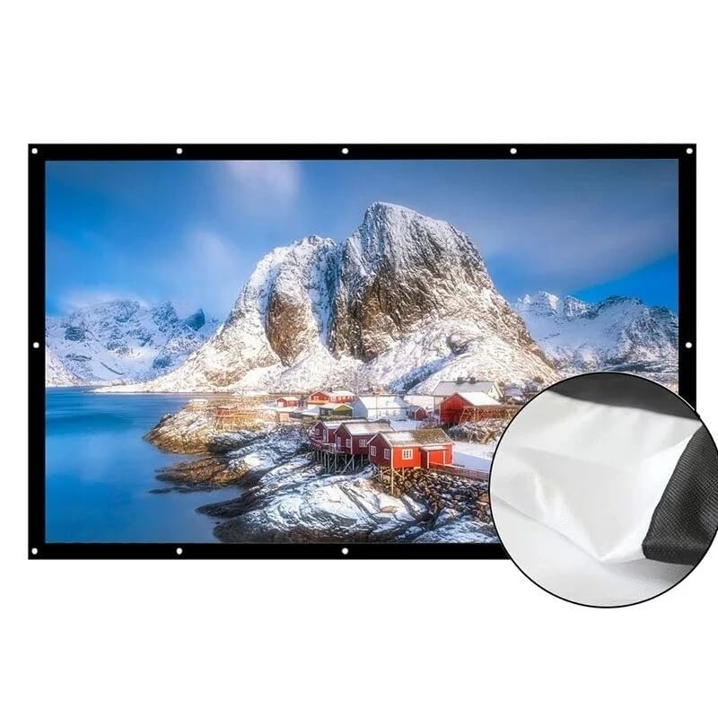 Pantalla para proyector portátil 200 pulgadas 16:9 HD miniatura 2
