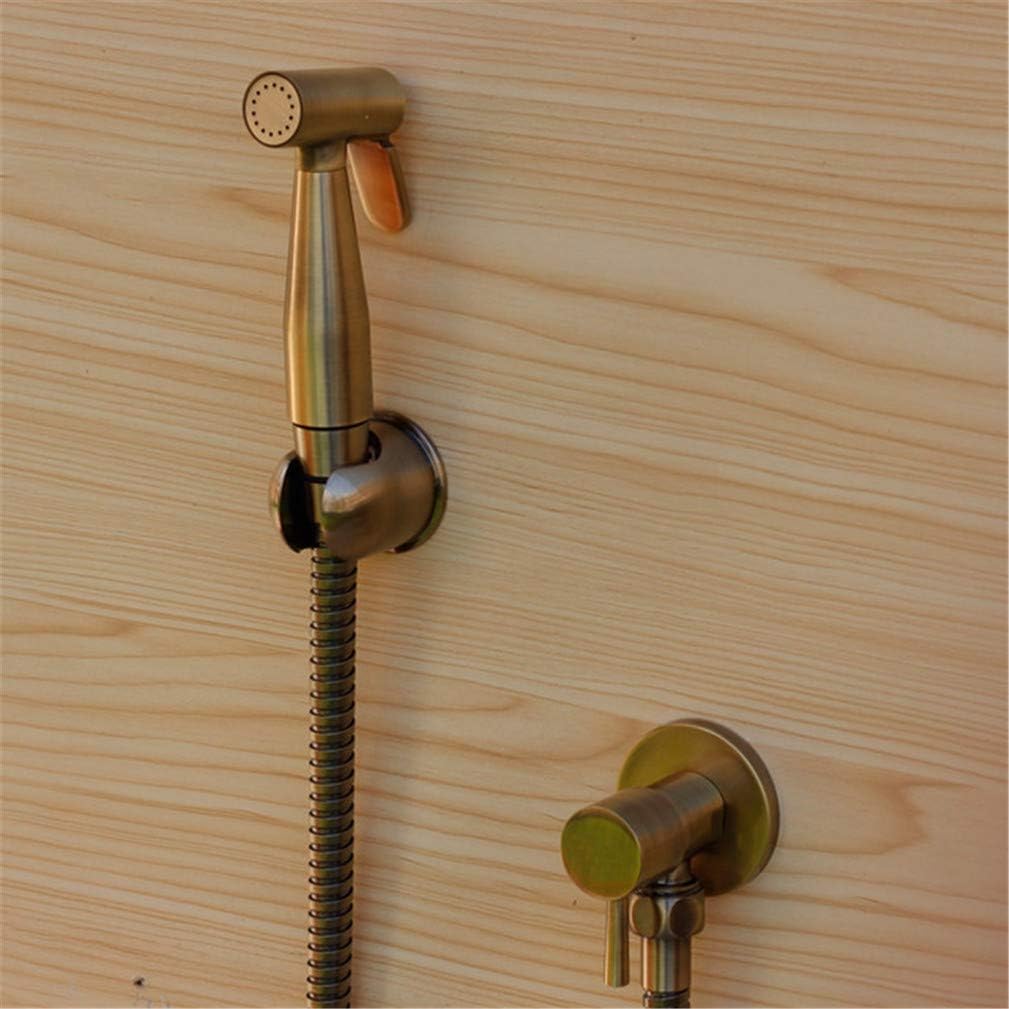 Bronze Toilet Hand Held Bidet Diaper Sprayer Faucet Shower Bidet Spray Douche Kit Jet Brass Single Hole Cold Toilet,B (C)