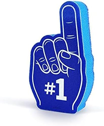 Genuine Fred, 1 lavavajillas, esponja de espuma para dedos, color azul