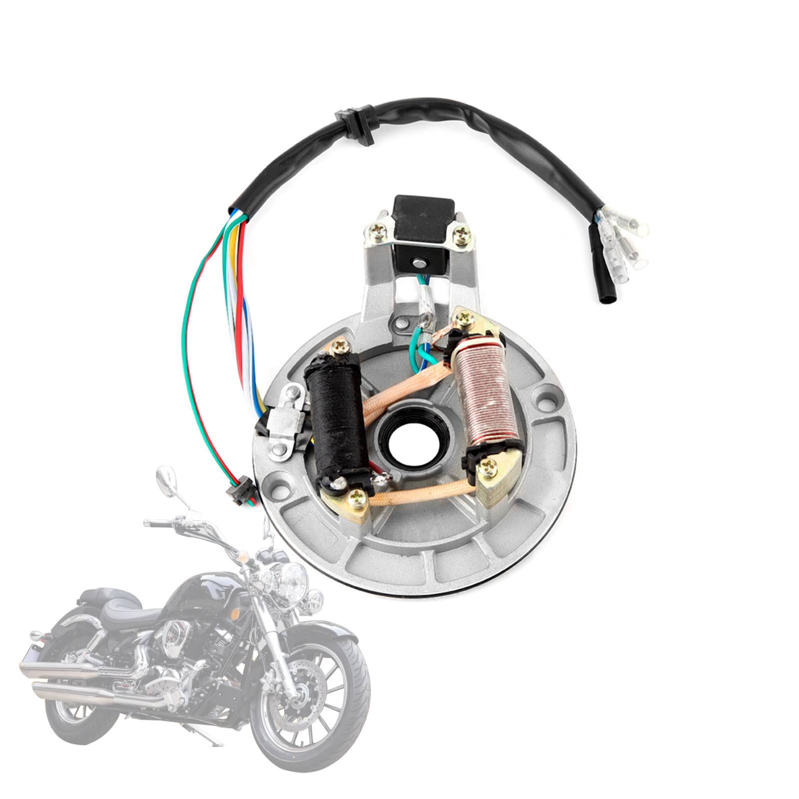 Suuonee Stator-Spule Für Pit/Dirt Bikes – Passt Für 70cc, 90cc, 110cc, 125cc Motoren